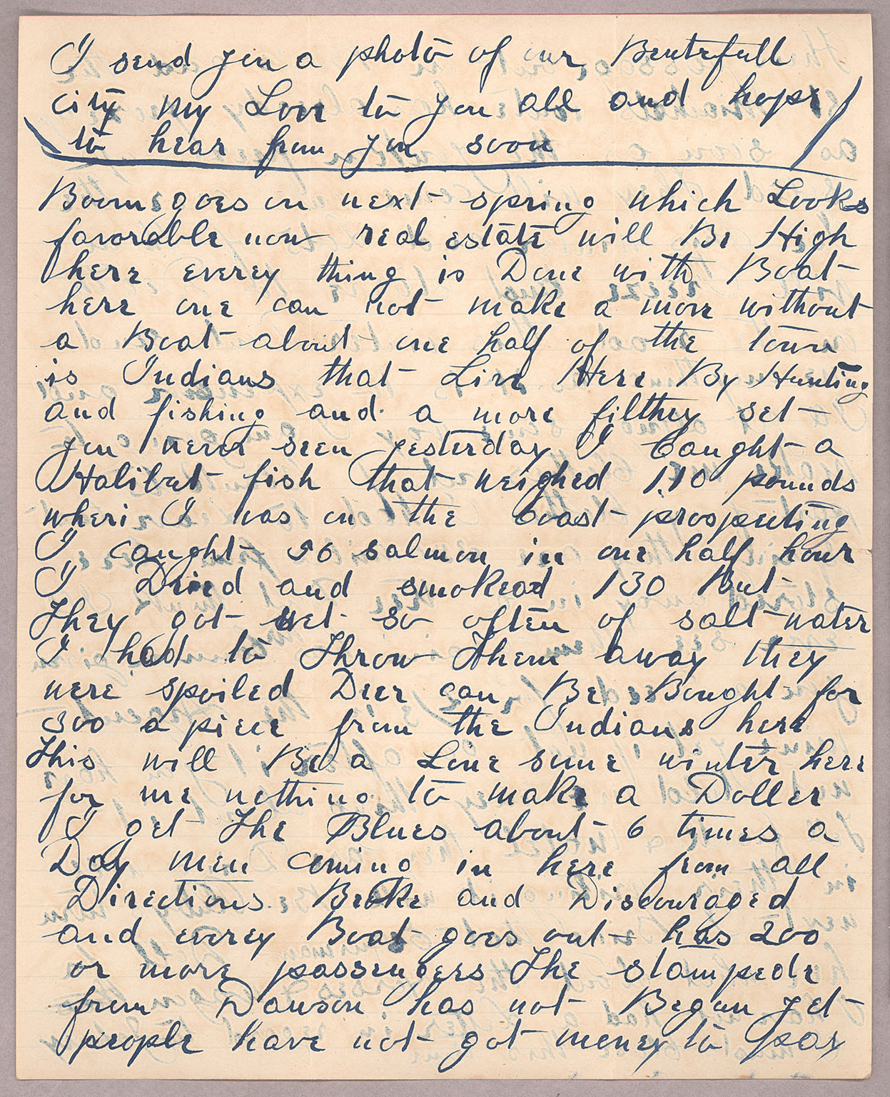 Letter, [John F. Delaney], Fort Wrangell, Alaska, to Caroline D. Delaney, [Salt Lake City, Utah], Page 3