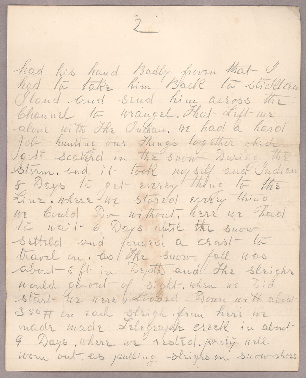 Letter, John F. Delaney, Salt Lake City, Utah, to Harry Haynes, n.p., Page 2