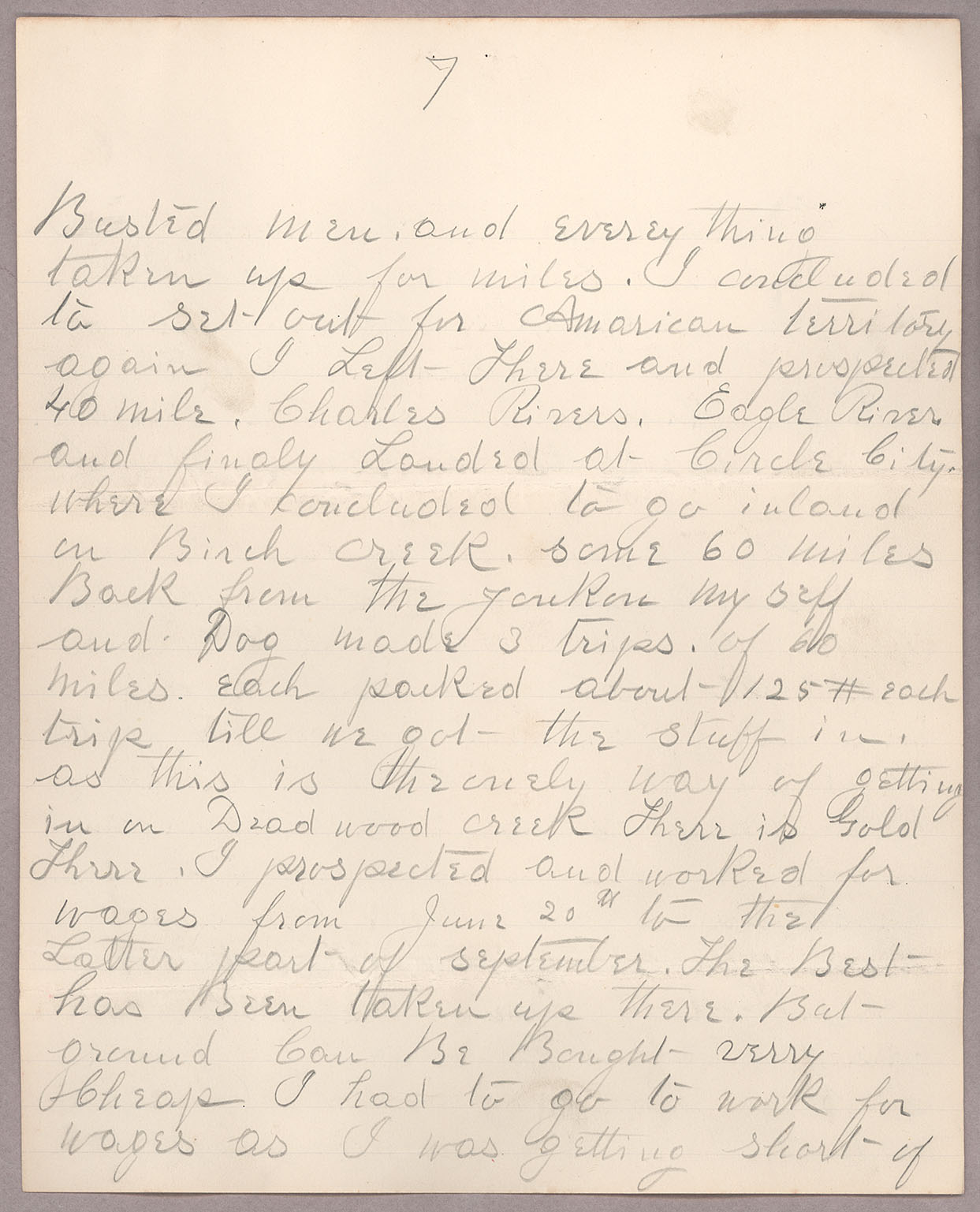 Letter, John F. Delaney, Salt Lake City, Utah, to Harry Haynes, n.p., Page 7