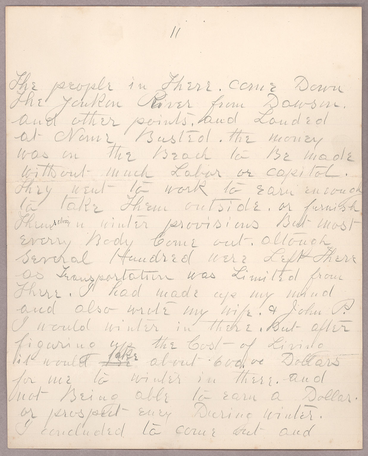 Letter, John F. Delaney, Salt Lake City, Utah, to Harry Haynes, n.p., Page 11