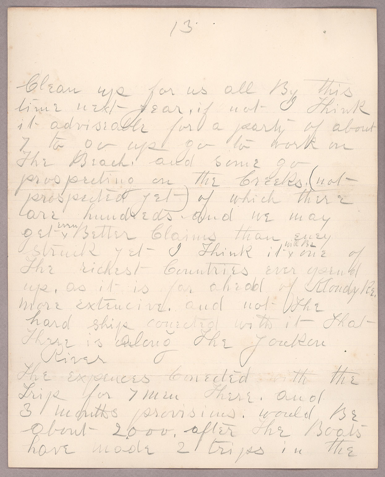 Letter, John F. Delaney, Salt Lake City, Utah, to Harry Haynes, n.p., Page 13